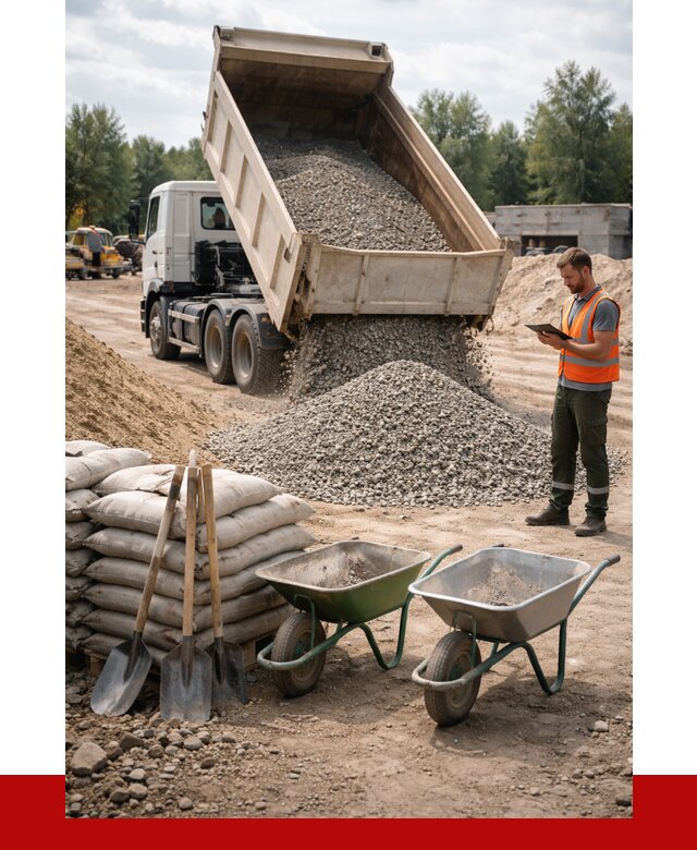 Доставка нерудных материалов в Сочи от 1240 руб. | ПРОНЕРУДСчи