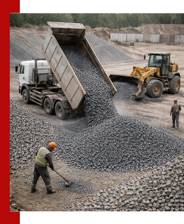 Щебень габбро-диабаз фр. 5-20 с доставкой в Сочи