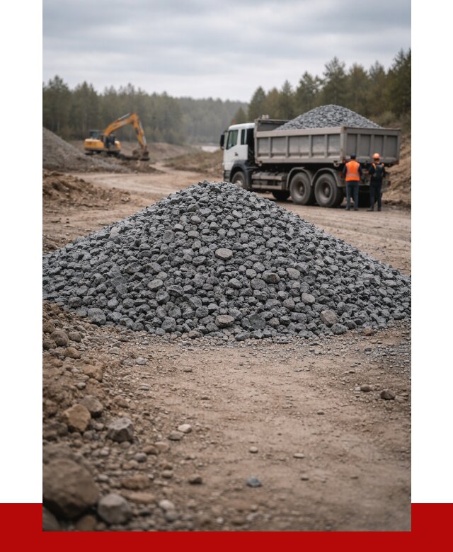 Щебень габбро диабаз фракция 40-70 в Сочи от 2274 р-ПРОНЕРУДСчи