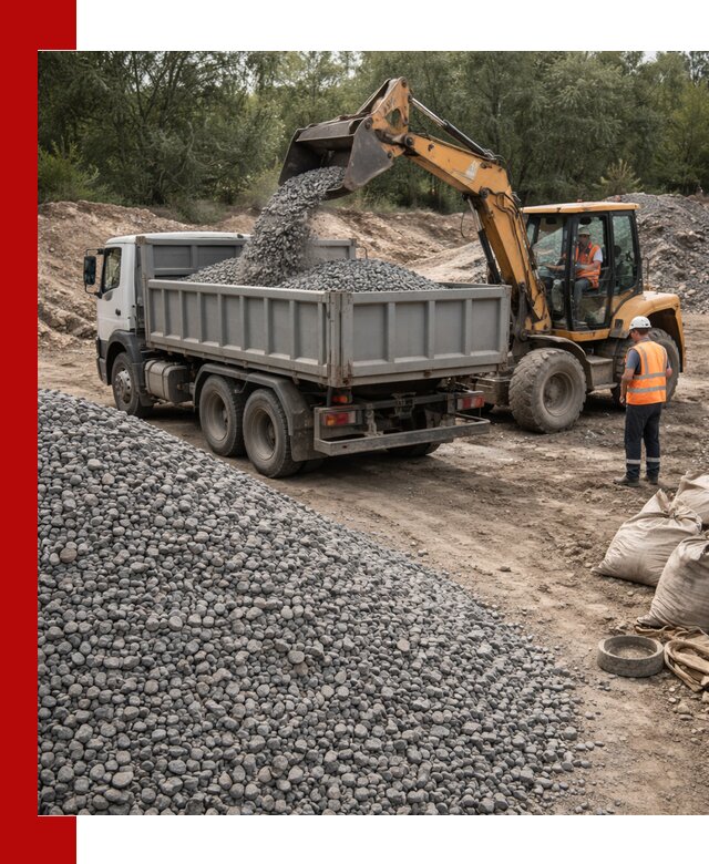 Доставка гравийного щебня в Сочи оптом и в розницу