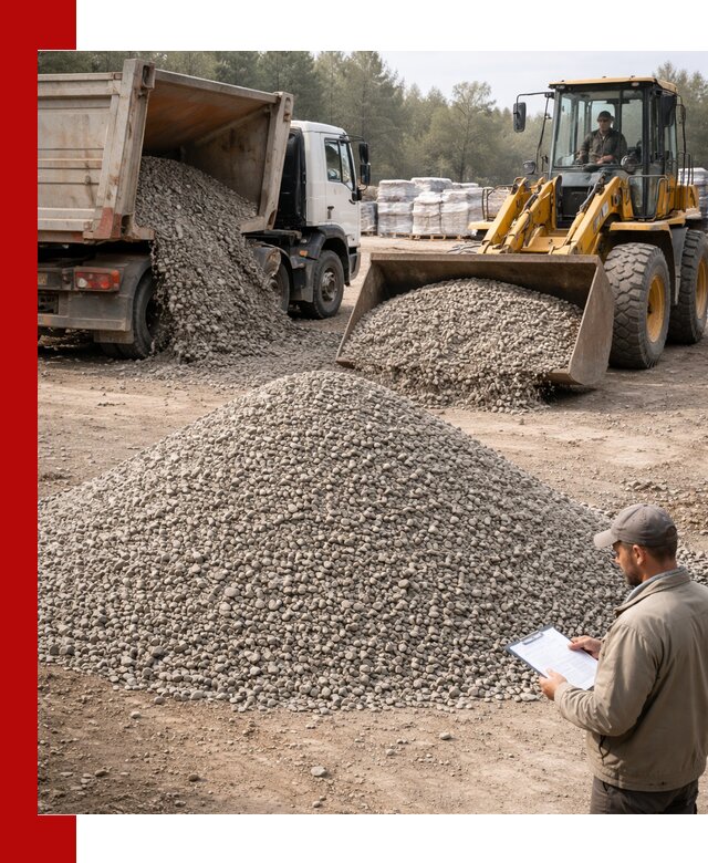 Гравийный щебень фракция 5–10 с доставкой в Сочи