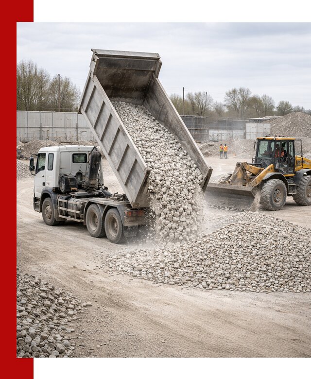Доставка и продажа известнякового щебня в Сочи