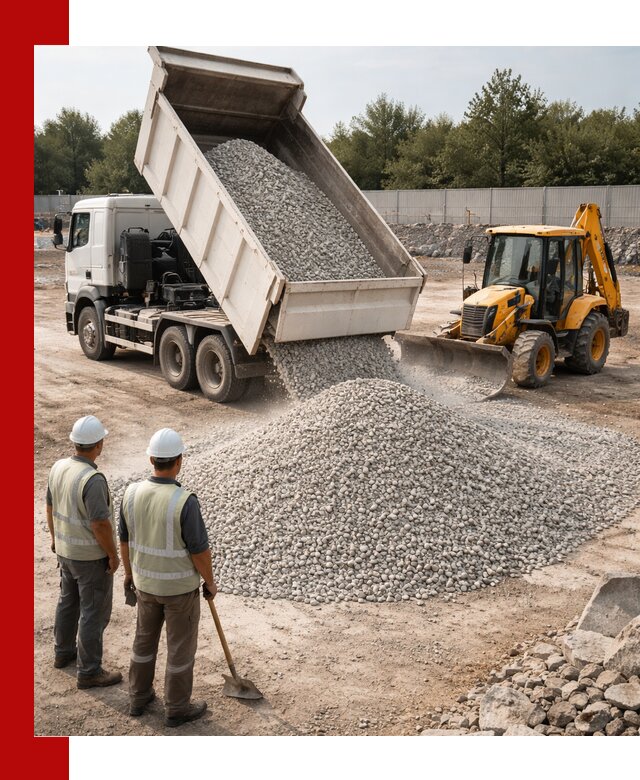 Купить известняковый щебень фракции 5–10 мм с доставкой в Сочи
