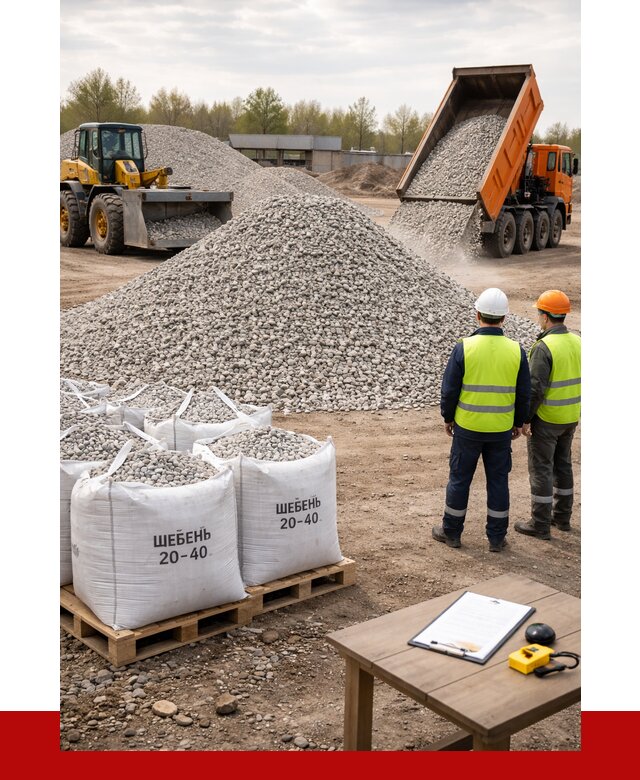 Известняковый щебень 20-40 в Сочи от 2171 р. ПРОНЕРУДСчи