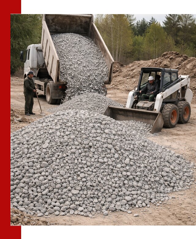Доставка доломитового щебня в Сочи напрямую от карьера