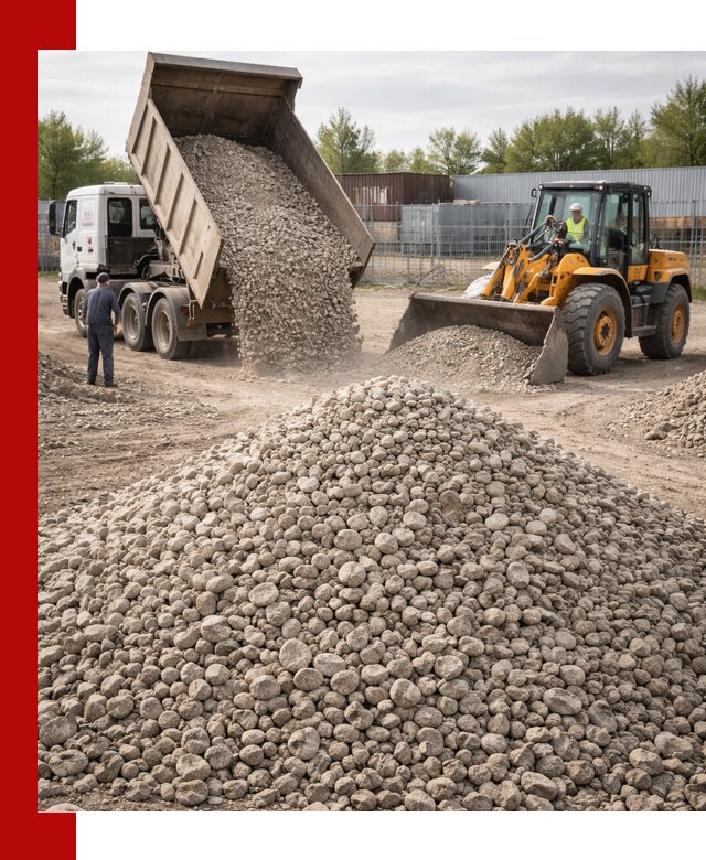 Доломитовый щебень фракции 20–41 с доставкой в Сочи