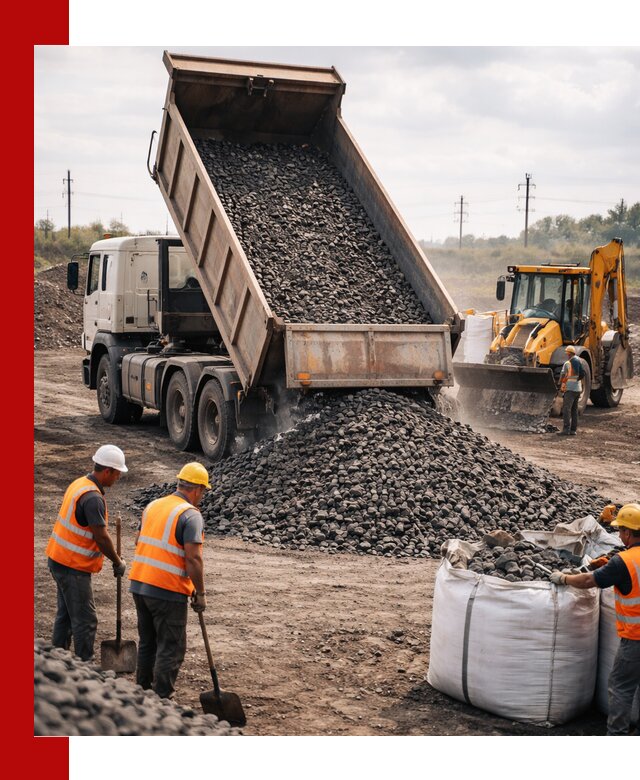 Шлаковый щебень фракция 40-70 с доставкой в Сочи