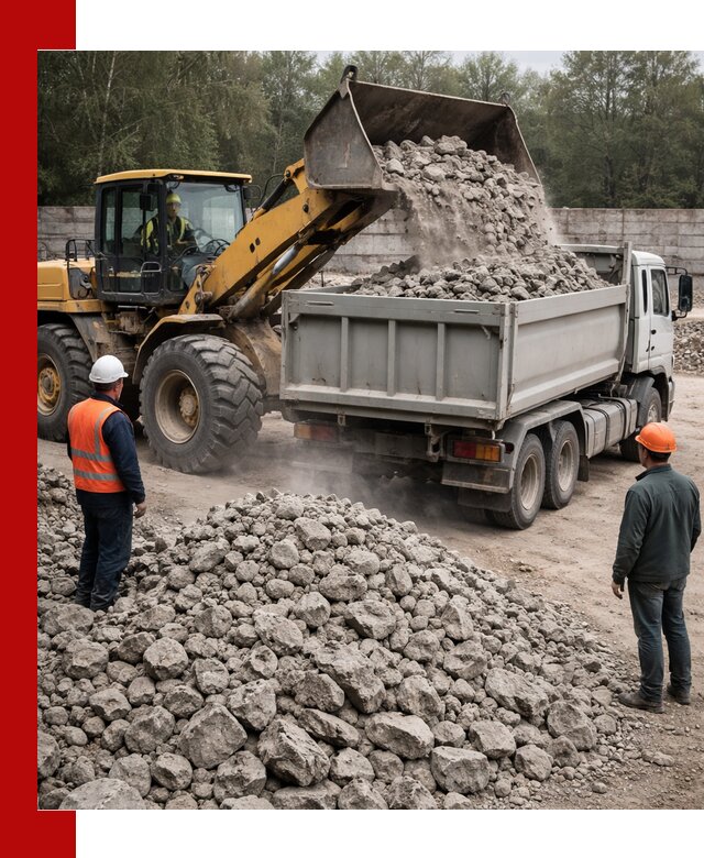 Вторичный щебень фракция 70–150 в Сочи с доставкой