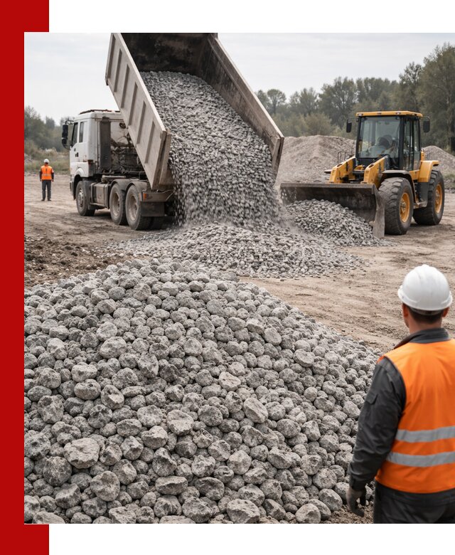 Доставка бетонного щебня фракции 20-40 в Сочи