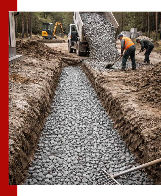 Щебень для дренажа с доставкой в Сочи высокого качества