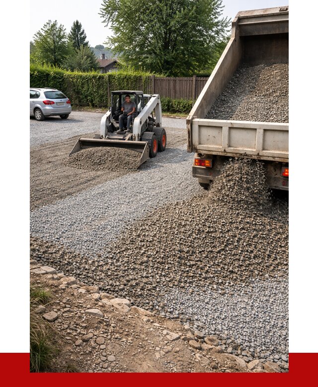 Щебень для парковки в Сочи с доставкой от 1240 р.| ПРОНЕРУДСчи