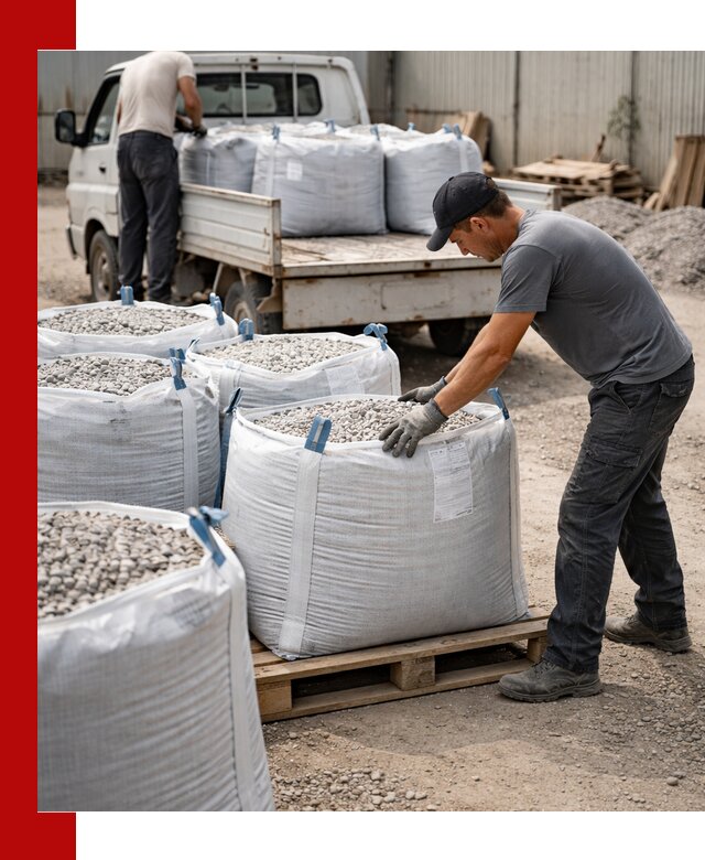 Доставка щебня в мешках по выгодным ценам в Сочи