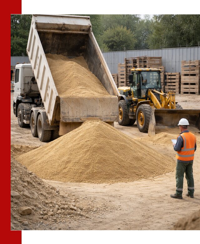 Доставка карьерного мелкозернистого песка в Сочи