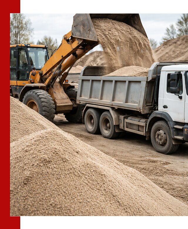 Доставка сеяного песка в Сочи оптом и в розницу
