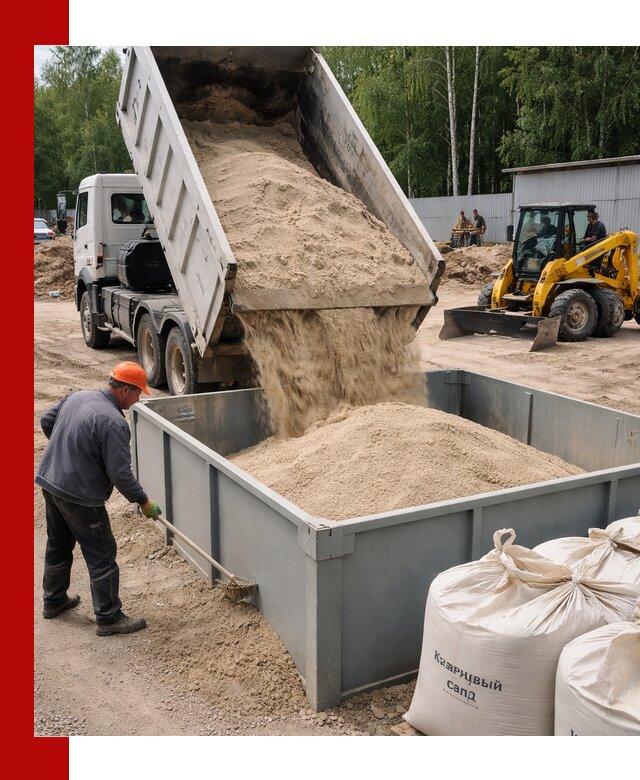 Кварцевый песок для фильтра в Сочи — доставка и качество