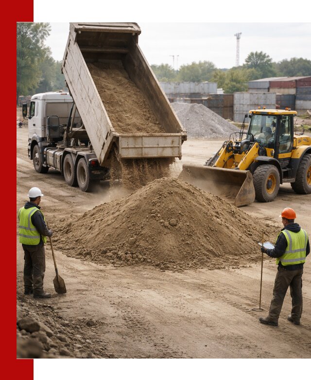 Доставка и продажа пескогрунта оптом и в розницу в Сочи