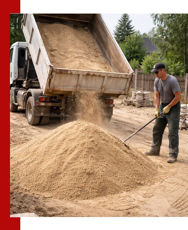 Доставка сухого песка самосвалами в Сочи