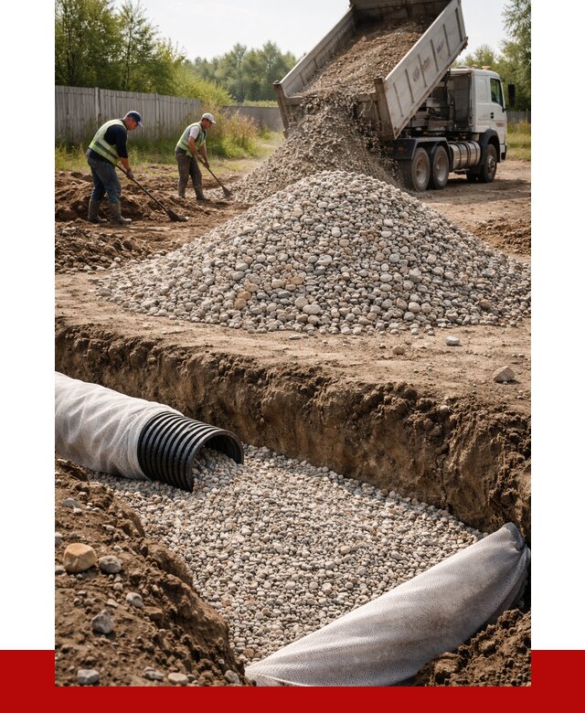 Гравий для дренажа в Сочи от 2274 р., доставка ПРОНЕРУДСчи