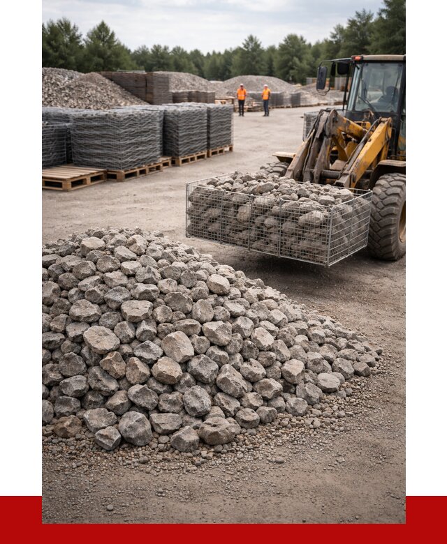 Камень для габионов фракция 70-150 в Сочи от 4341 р. | ПРОНЕРУДСчи