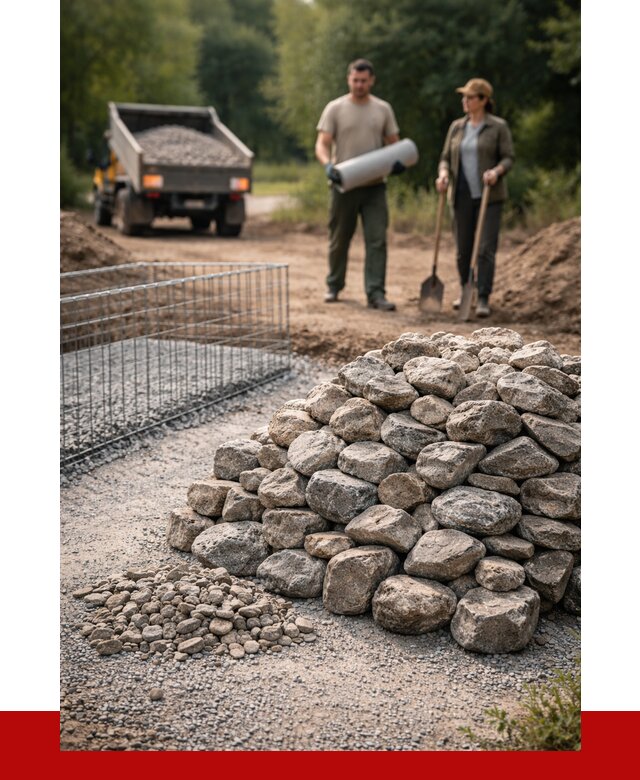 Камень для габионов фракция 100-200 в Сочи от 4961 р. | ПРОНЕРУДСчи