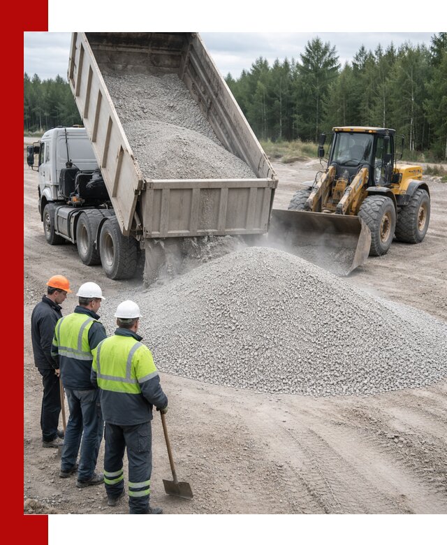 Известняковый отсев 0-5 доставка в Сочи быстро и выгодно