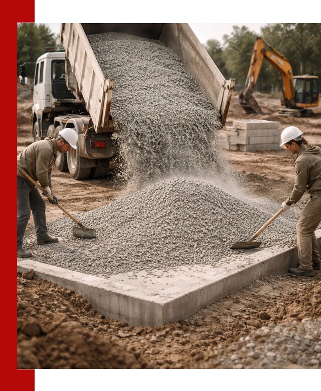 Доставка и продажа отсева для бетона в Сочи