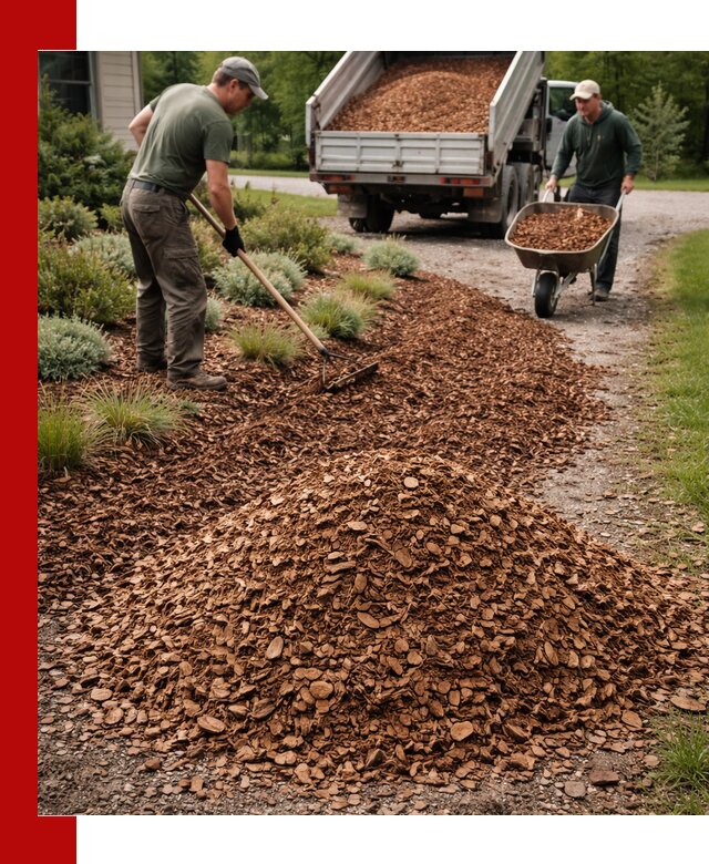 Крошка для мульчирования с доставкой в Сочи