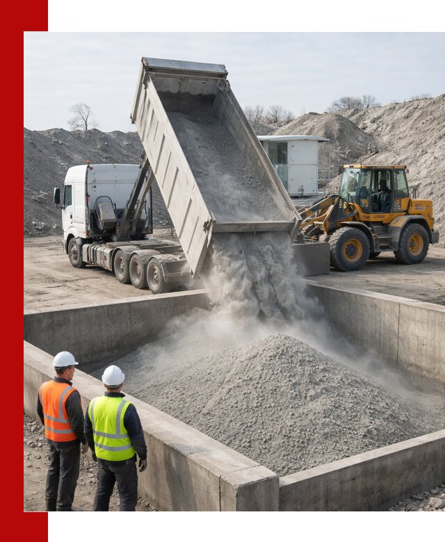 Доставка цемента навалом в Сочи крупными партиями