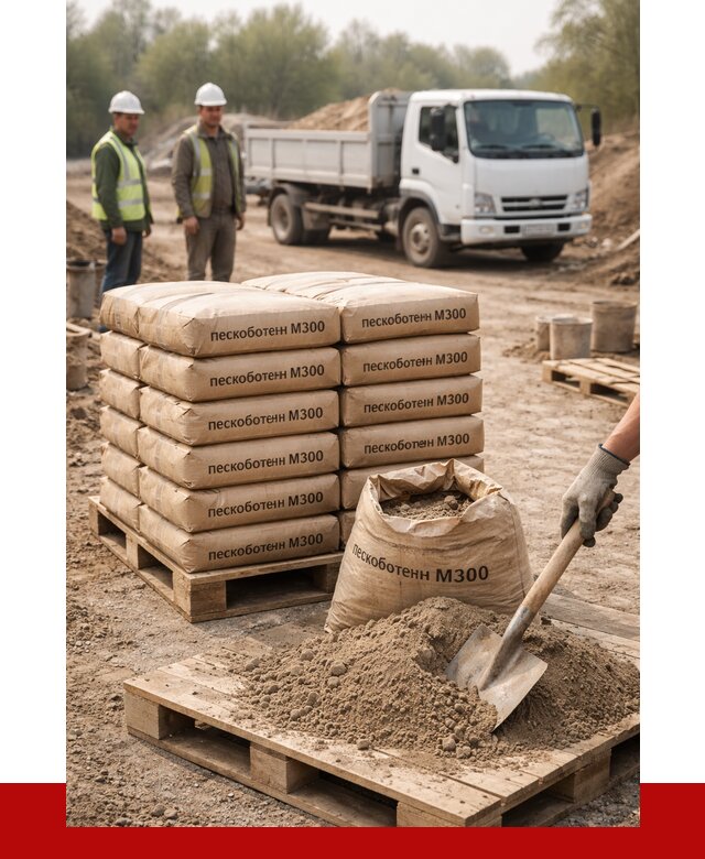 Пескобетон М300 в Сочи с доставкой от 4806 р. за куб | ПРОНЕРУДСчи