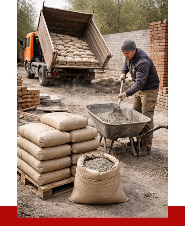 Купить сухую смесь для кладки в Сочи от 1240 р. | ПРОНЕРУДСчи