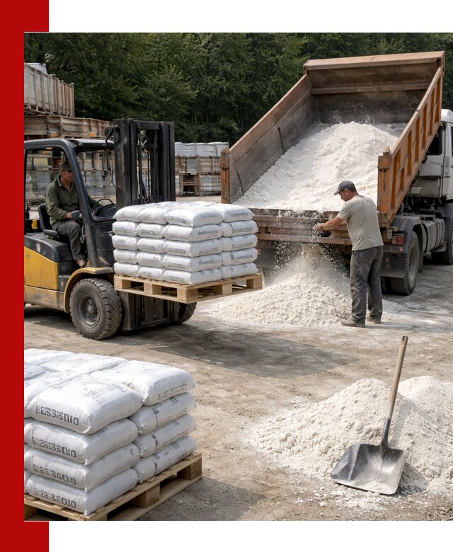 Доставка строительной извести оптом и в розницу в Сочи