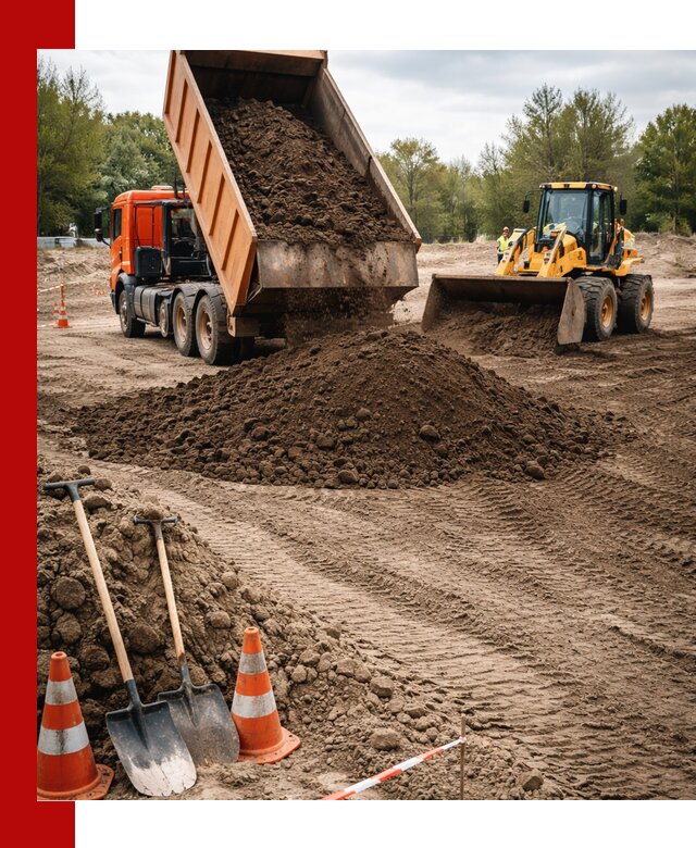 Поставка и доставка планировочного грунта в Сочи