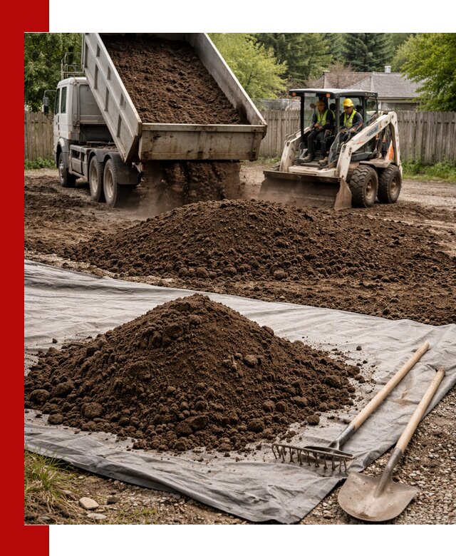 Грунт для отсыпки участка с доставкой в Сочи