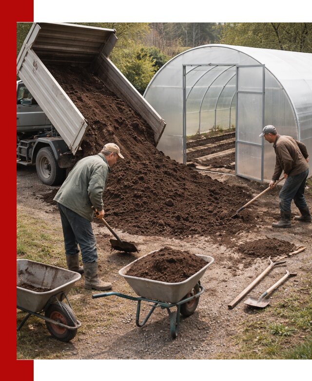 Грунт для теплицы с доставкой в Сочи — плодородный субстрат под растения