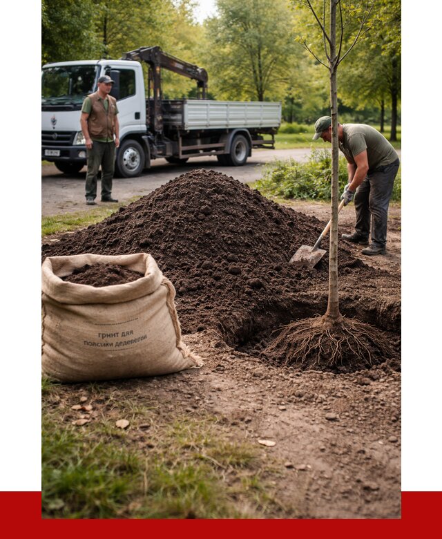 Грунт для посадки деревьев в Сочи от 1240 р. | ПРОНЕРУДСчи
