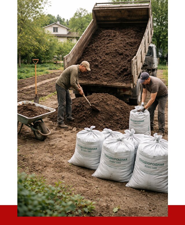 Плодородная смесь в Сочи от 4341 р./куб с доставкой | ПРОНЕРУДСчи
