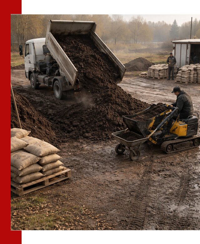 Кислый торф в доставке по выгодным ценам в Сочи