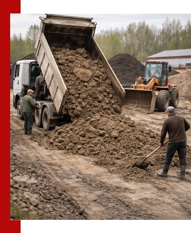 Доставка глин и суглинков в Сочи оптом и вкрай