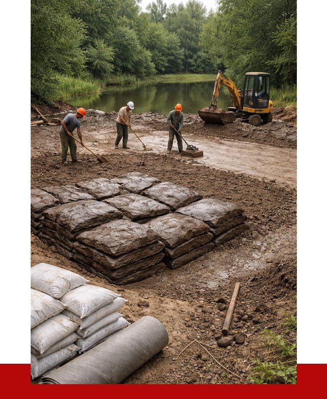 Купить глину для пруда в Сочи от 4651 р. с доставкой | ПРОНЕРУДСчи