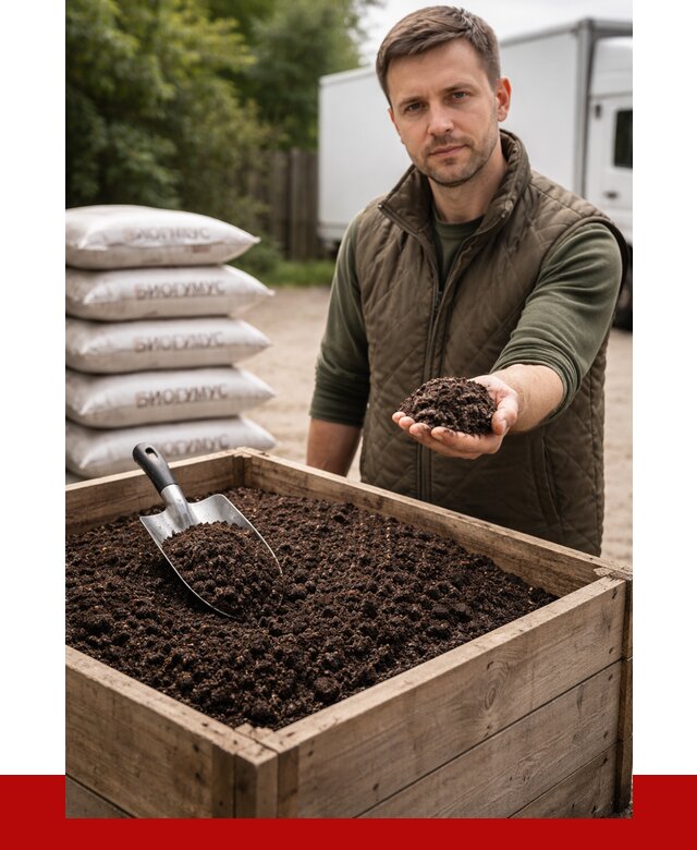 Купить биогумус в Сочи с доставкой от 8786 р. за куб | ПРОНЕРУДСчи