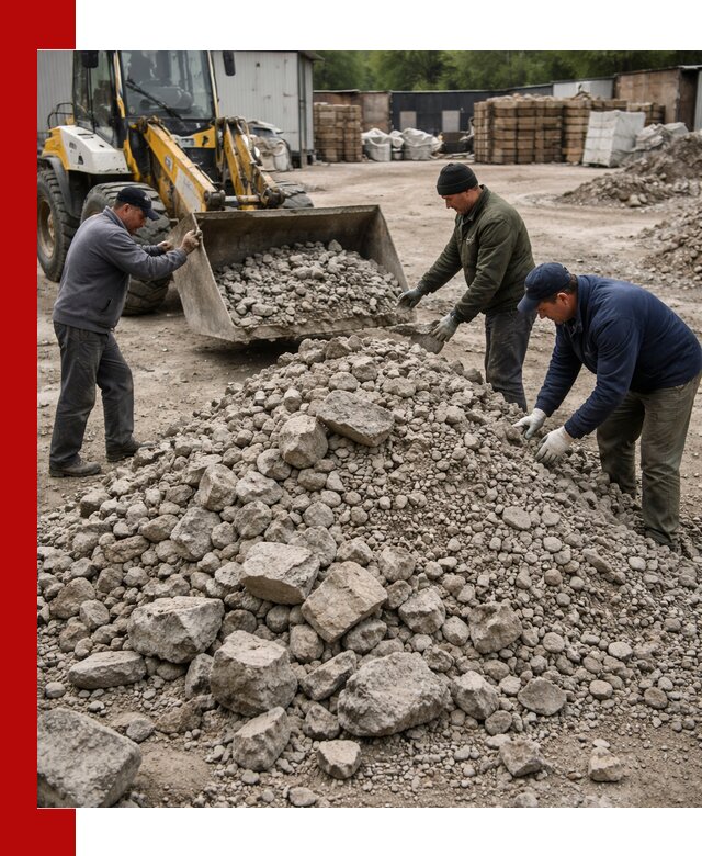 Демонтаж и вывоз бой бетона в Сочи