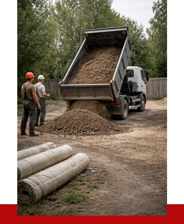 Доставка сыпучих материалов самосвалом в [cvi] от 4341 р. | ПРОНЕРУДСчи