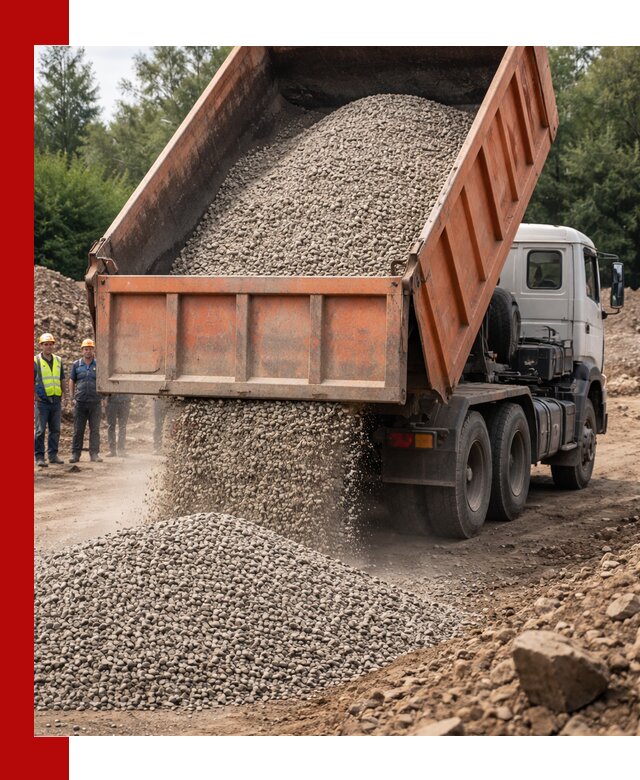 Доставка сыпучих материалов самосвалом в Сочи быстро и надежно