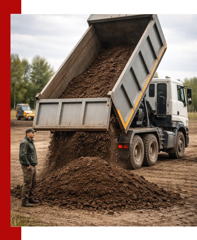 Аренда самосвала с водителем в Сочи для сыпучих грузов и навоза