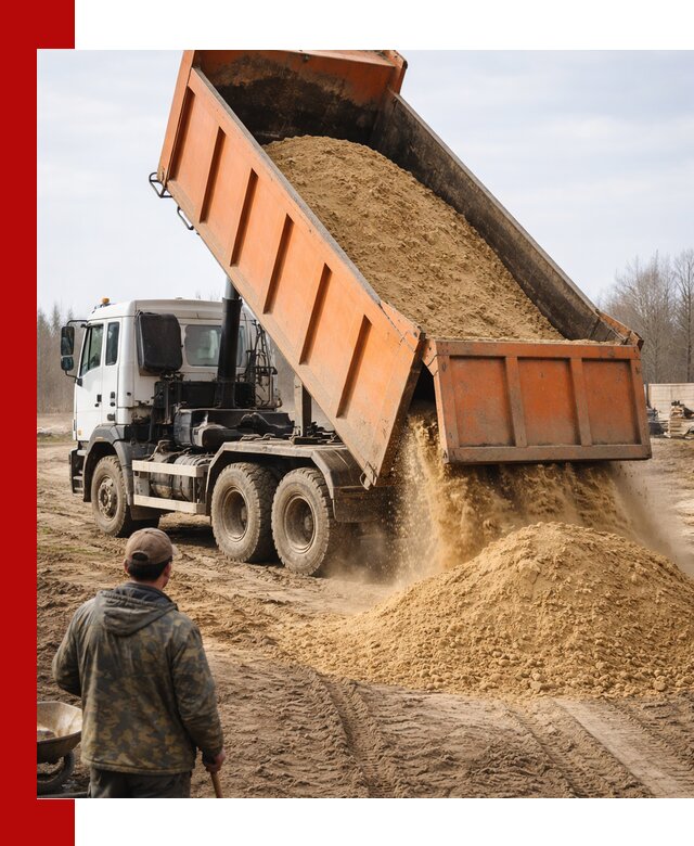 Аренда самосвала 20 тонн для перевозки грузов в Сочи