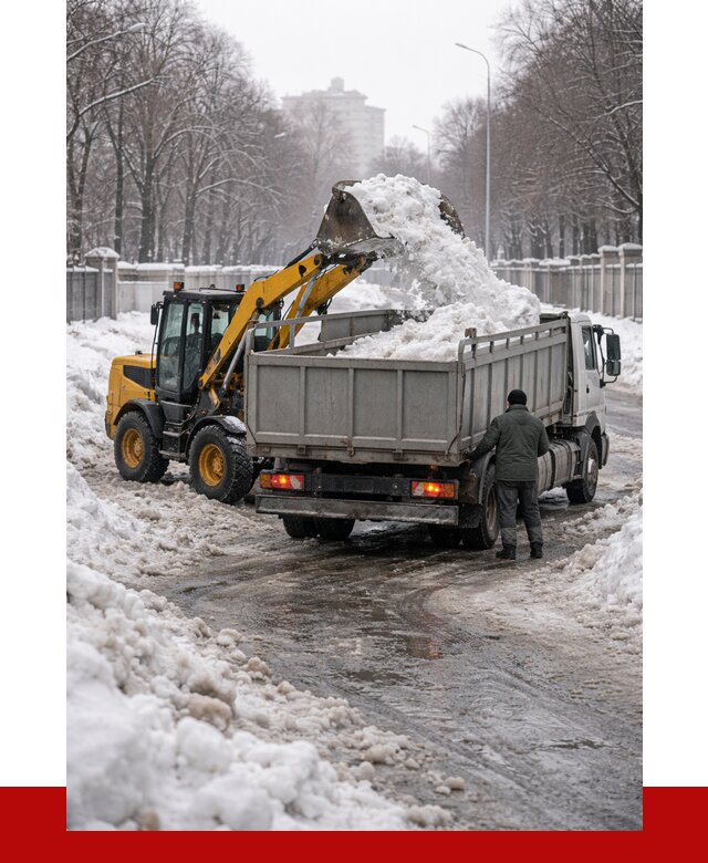 Вывоз снега с погрузкой в Сочи от 3618 р. ПРОНЕРУДСчи