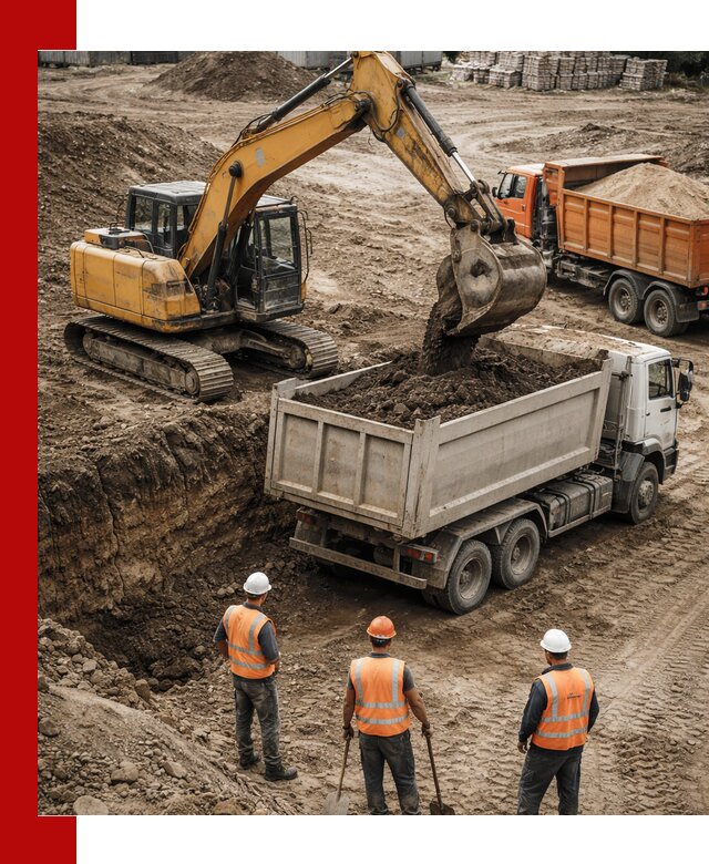 Разработка грунта для строительства и благоустройства в Сочи