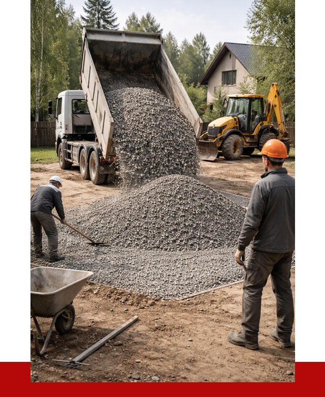 Отсыпка участка щебнем в Сочи от 6718 р. ПРОНЕРУДСчи