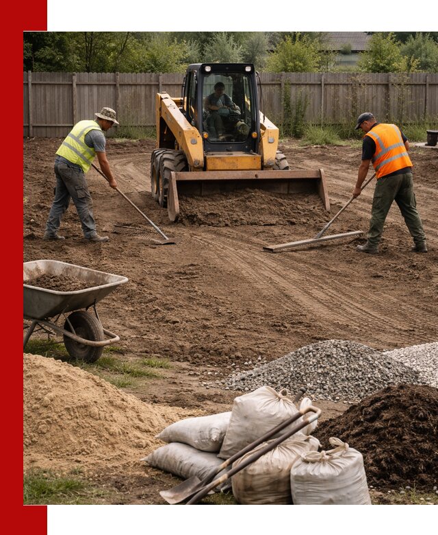 Выравнивание участка под строительство и благоустройство в Сочи